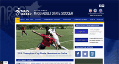Desktop Screenshot of mass-soccer.org
