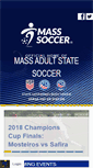 Mobile Screenshot of mass-soccer.org